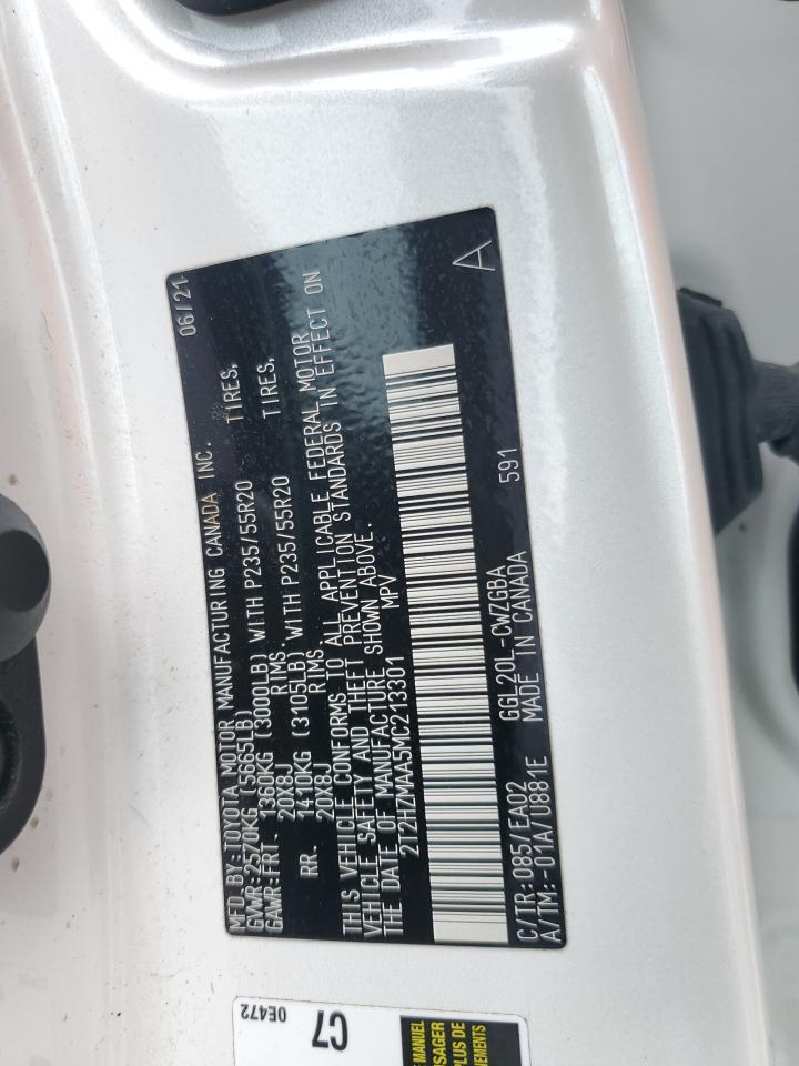 2021 Lexus Rx 350 VIN: 2T2HZMAA5MC213301 Lot: 71110415