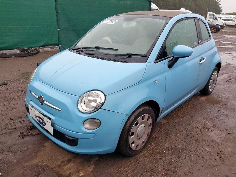 2011 FIAT 500 C POP 1.2 POP 2DR [START STOP] for sale at Copart PETERLEE