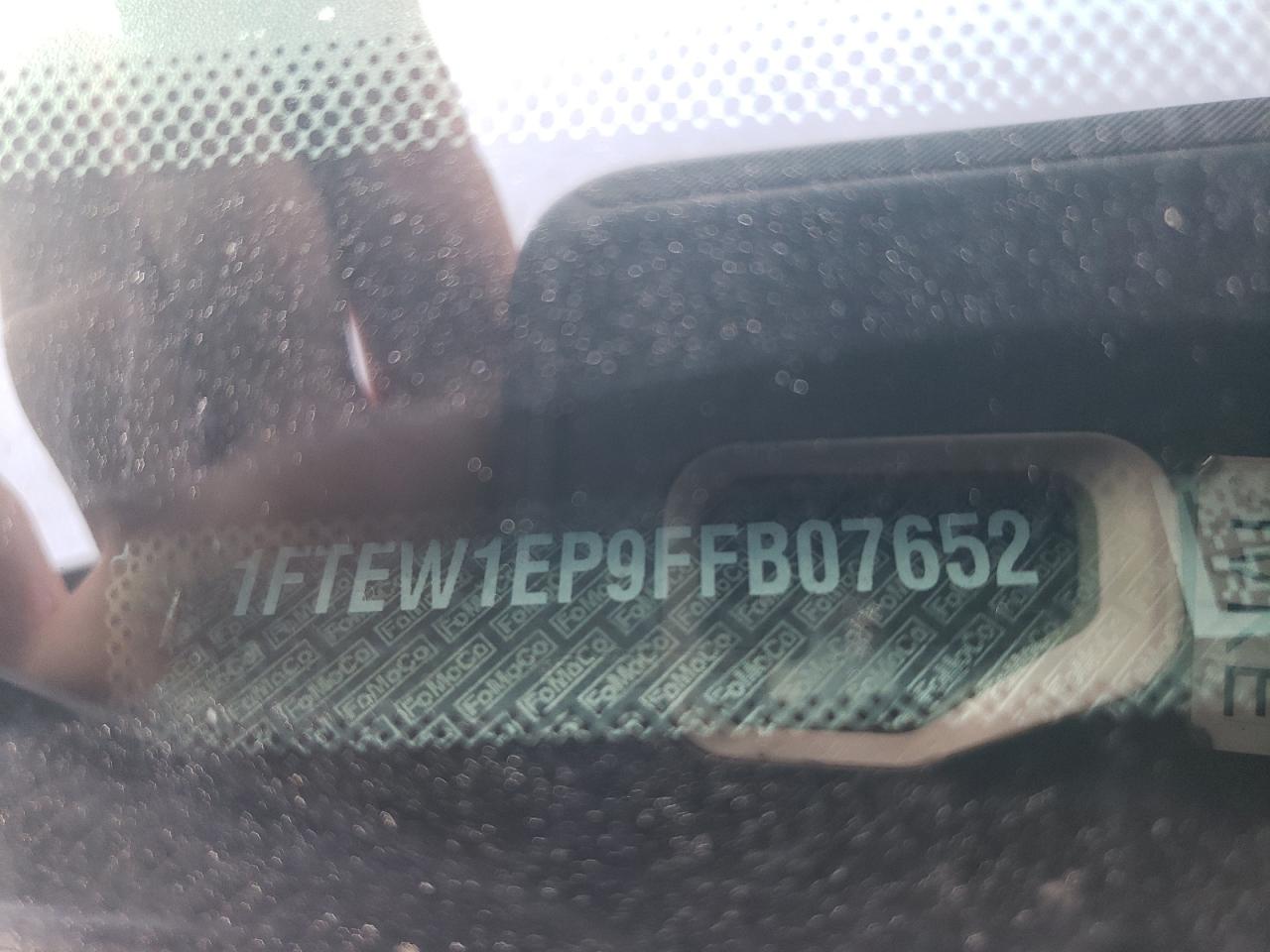 2015 Ford F150 Supercrew VIN: 1FTEW1EP9FFB07652 Lot: 80819685