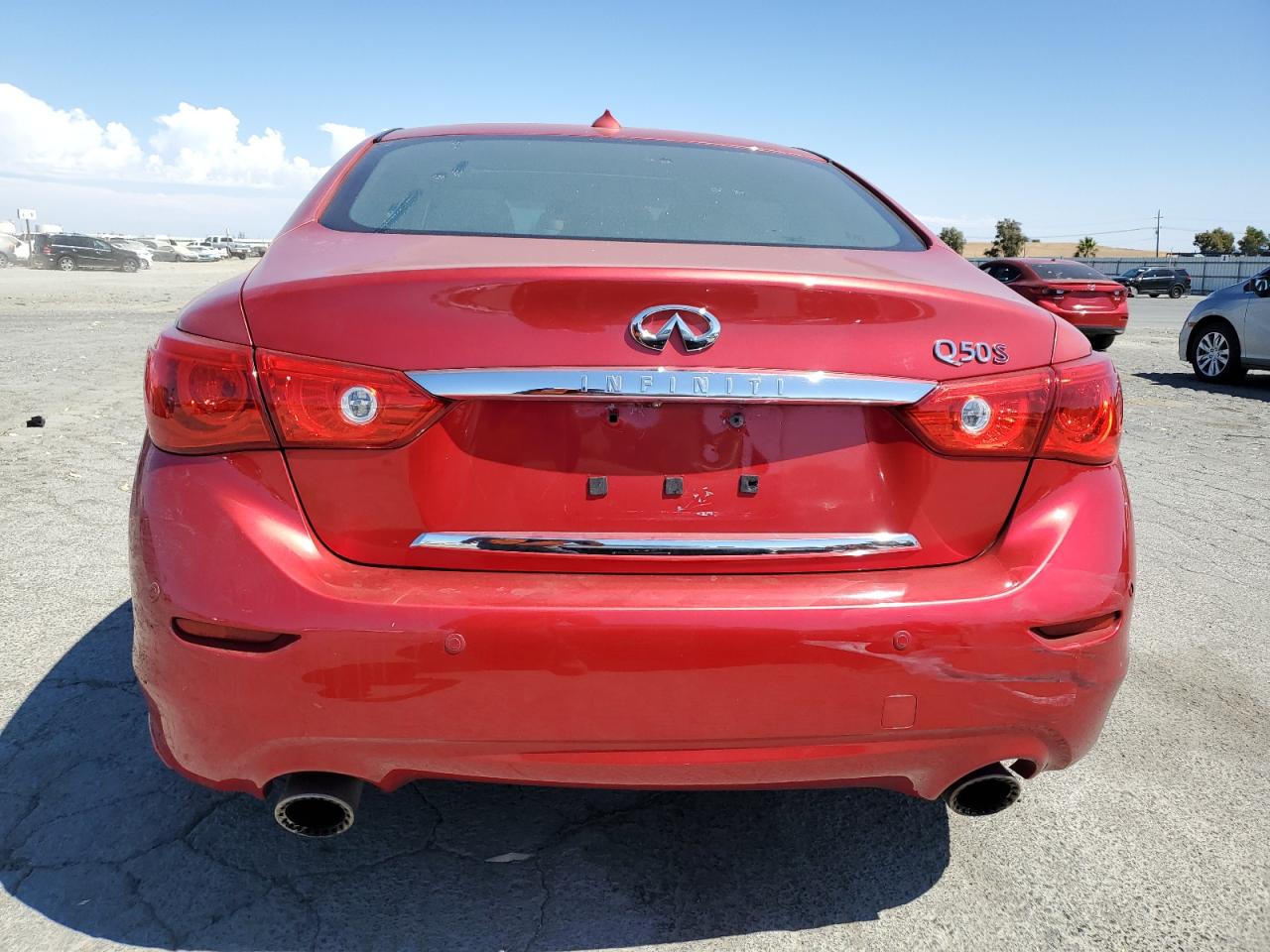 2017 Infiniti Q50 Red Sport 400 VIN: JN1FV7AP9HM850474 Lot: 71259075