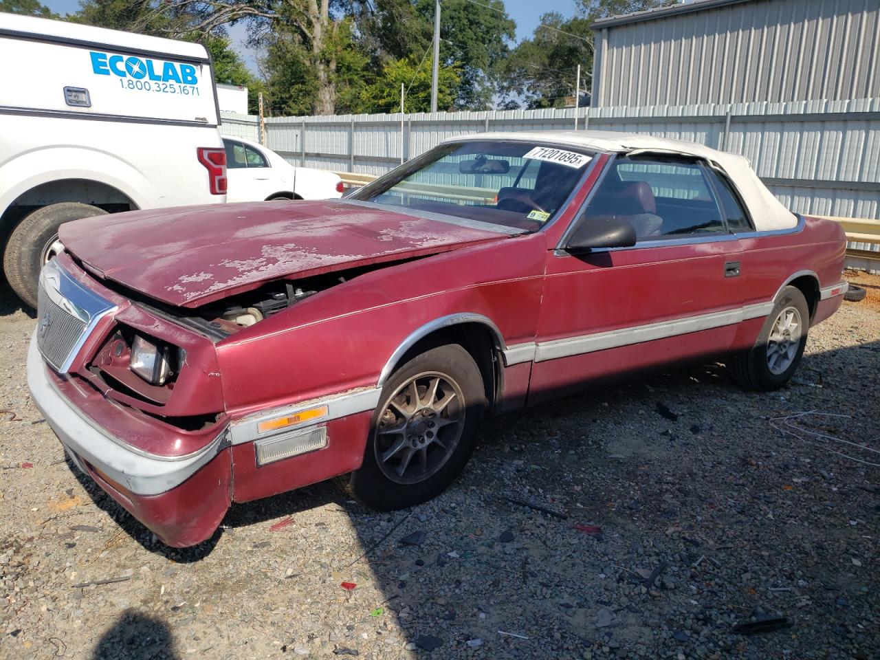CHRYSLER LEBARON 1988. Lot# 71201695. VIN 1C3BJ55K2JG325694. Photo 1