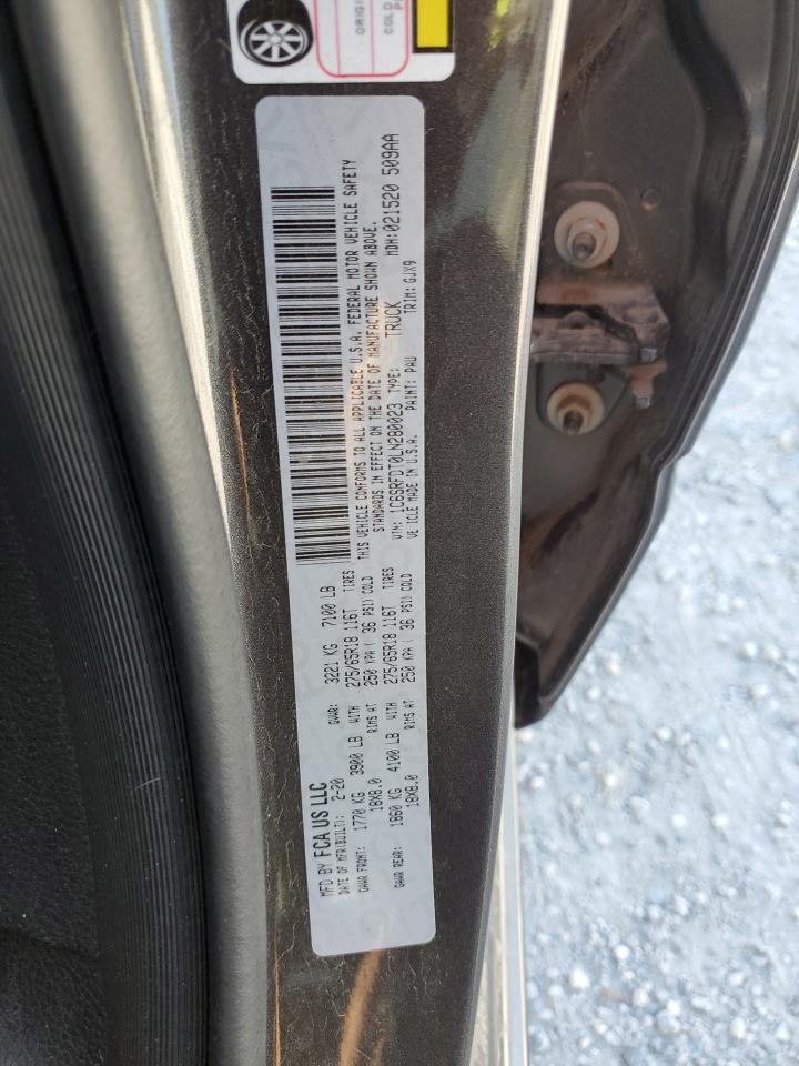 2020 Ram 1500 Laramie VIN: 1C6SRFDT0LN280023 Lot: 71113715