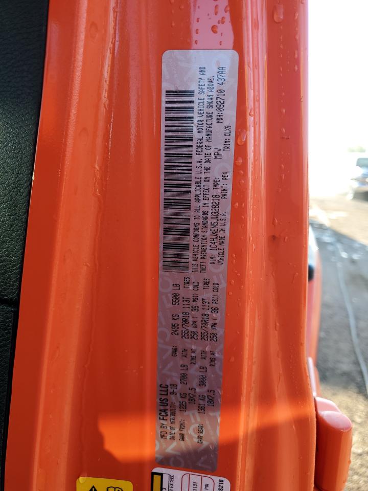 2018 Jeep Wrangler Unlimited Sahara VIN: 1C4HJXEN5JW328218 Lot: 84573225