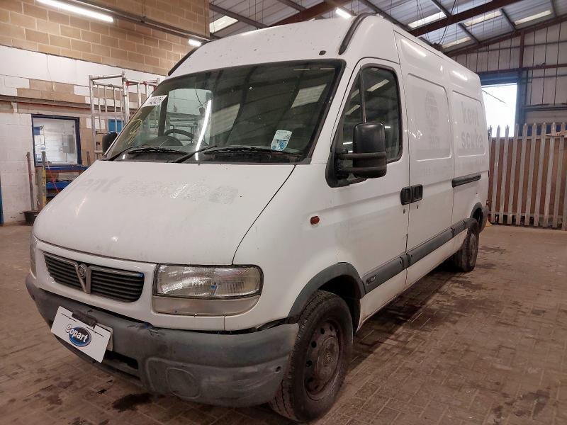 2003 VAUXHALL MOVANO DTI 3500 MWB  for sale at Copart SANDWICH