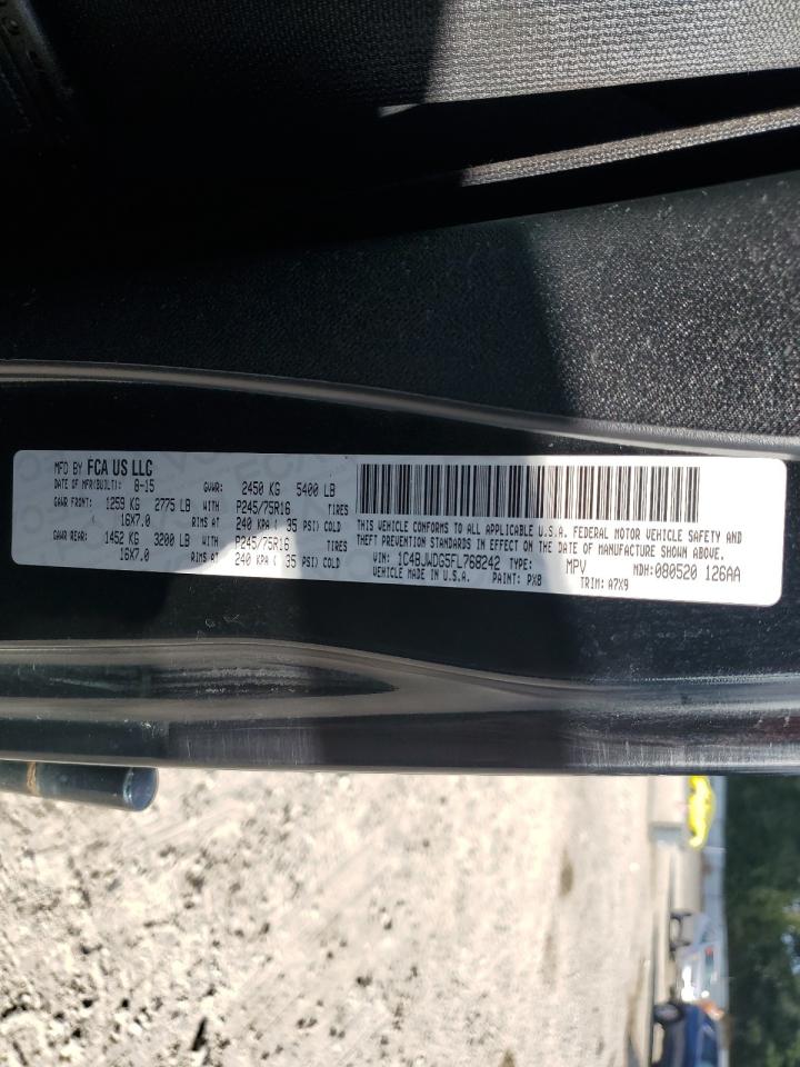 2015 Jeep Wrangler Unlimited Sport VIN: 1C4BJWDG5FL768242 Lot: 80143645