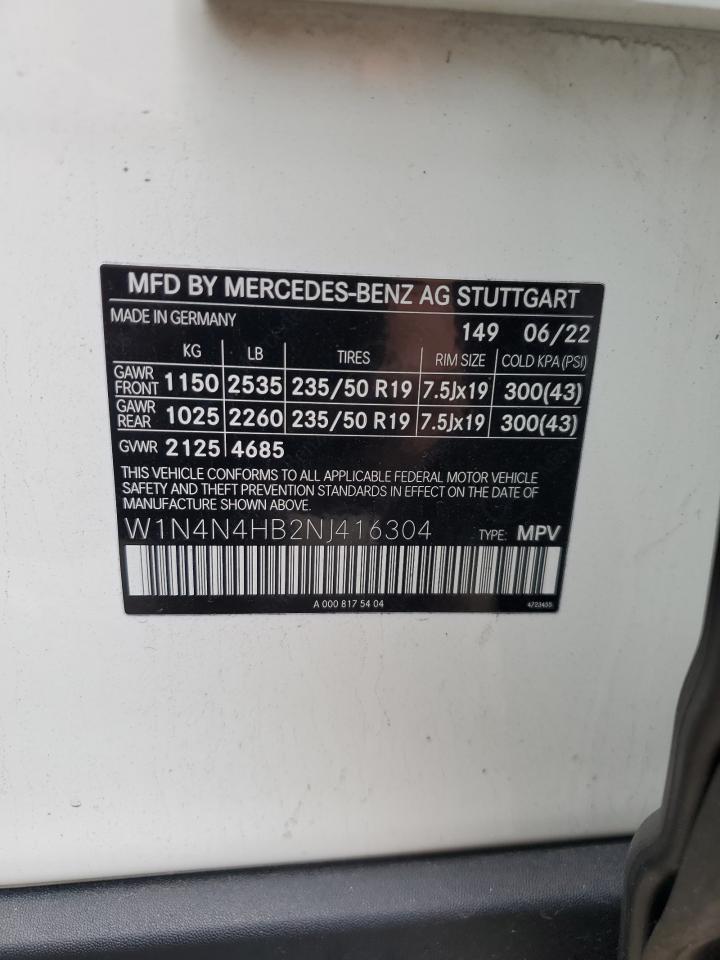 2022 Mercedes-Benz Gla 250 4Matic VIN: W1N4N4HB2NJ416304 Lot: 81750755