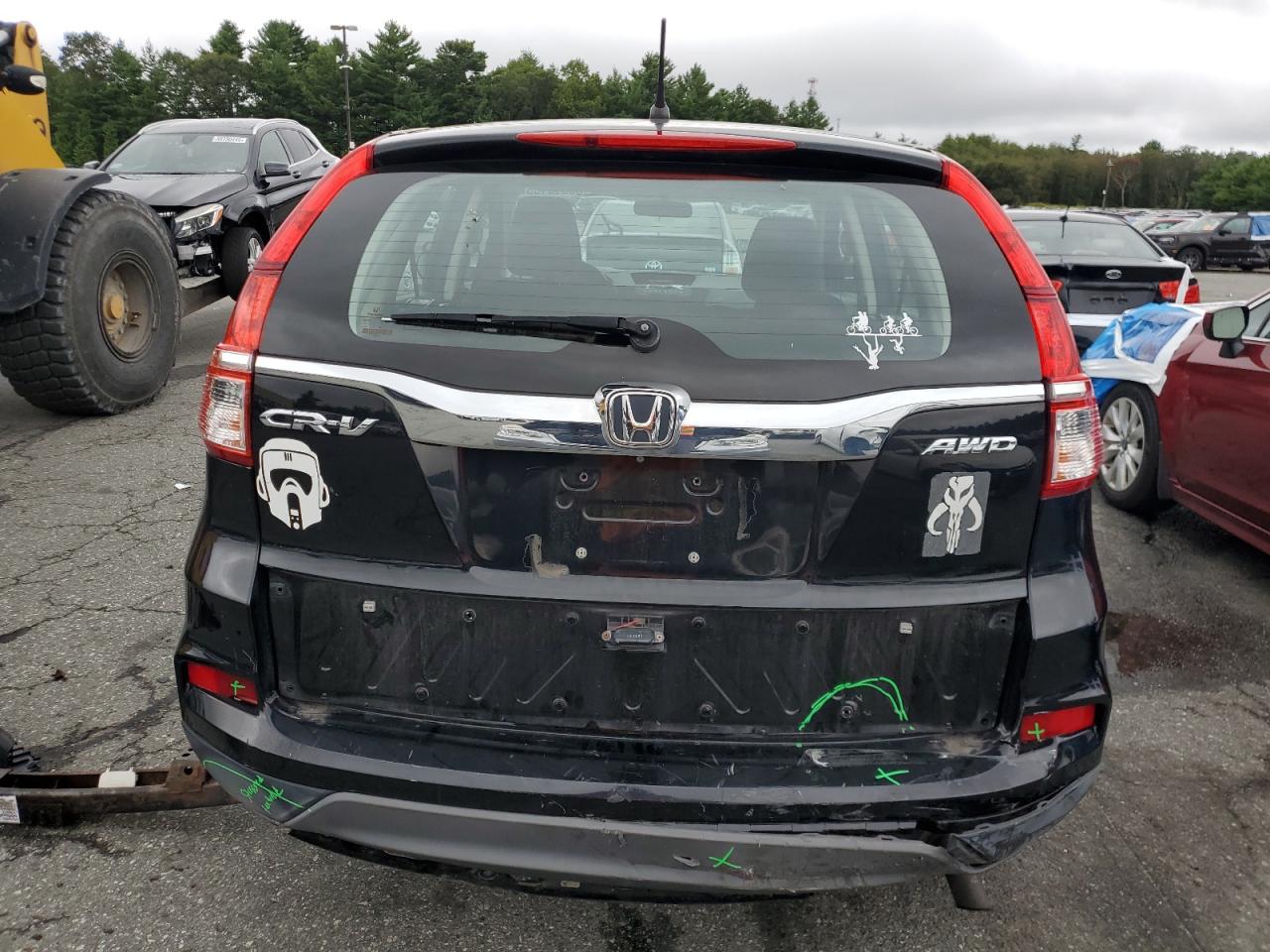 2015 Honda Cr-V Lx VIN: 2HKRM4H35FH635213 Lot: 80813185