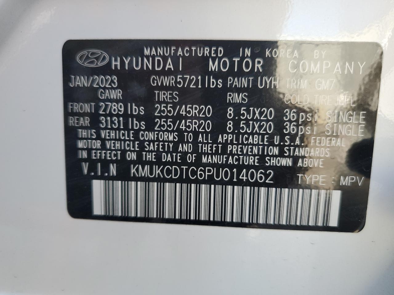 2023 Genesis Gv60 Advanced VIN: KMUKCDTC6PU014062 Lot: 81471935