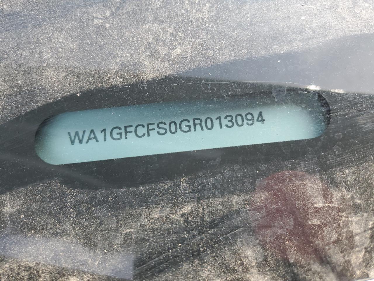 2016 Audi Q3 Prestige VIN: WA1GFCFS0GR013094 Lot: 72006495