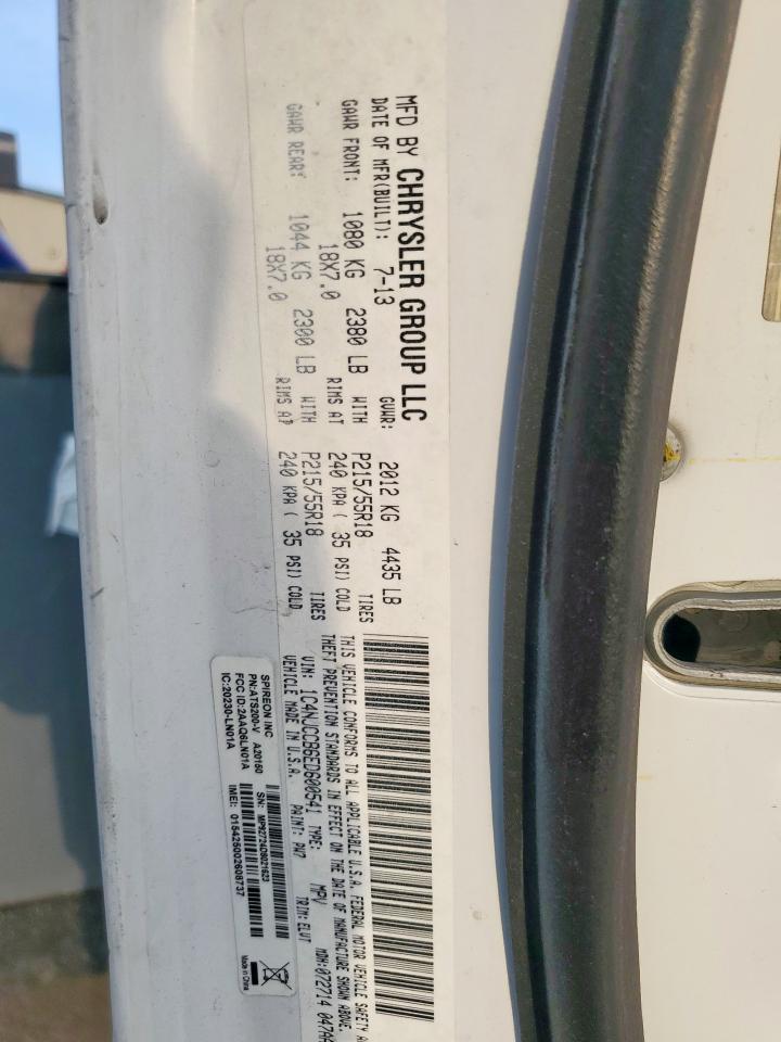 2014 Jeep Compass Limited VIN: 1C4NJCCB6ED600541 Lot: 71159355