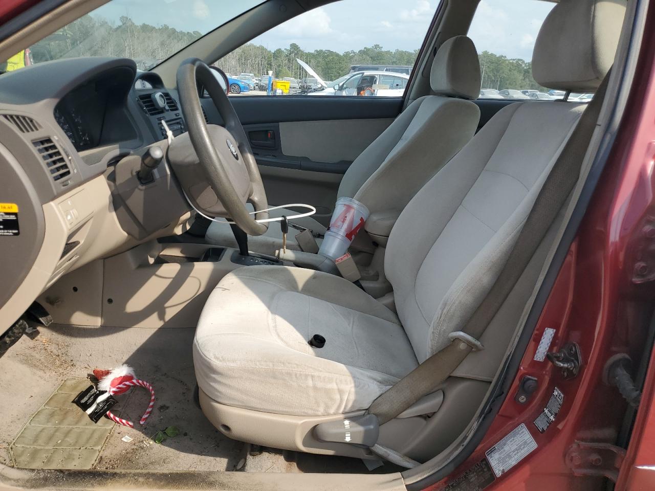 2004 Kia Spectra Lx VIN: KNAFE121345020448 Lot: 80732035