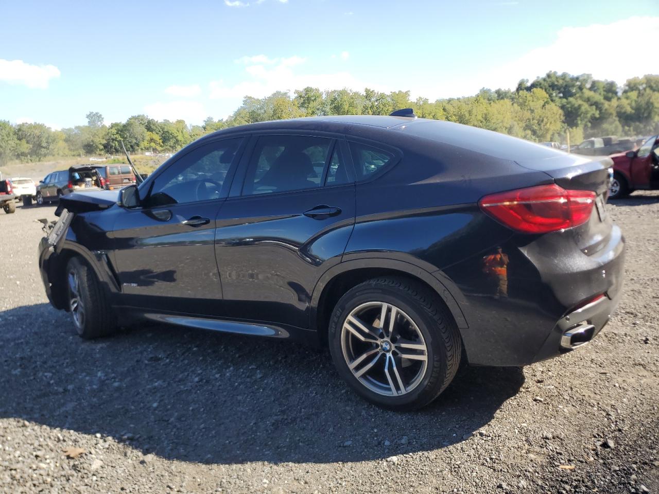 2016 BMW X6 xDrive35I black null gas 5UXKU2C54G0N80961 photo #3