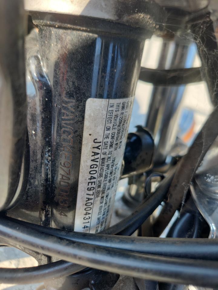 2007 Yamaha Xv250 VIN: JYAVG04E97A004314 Lot: 80649815