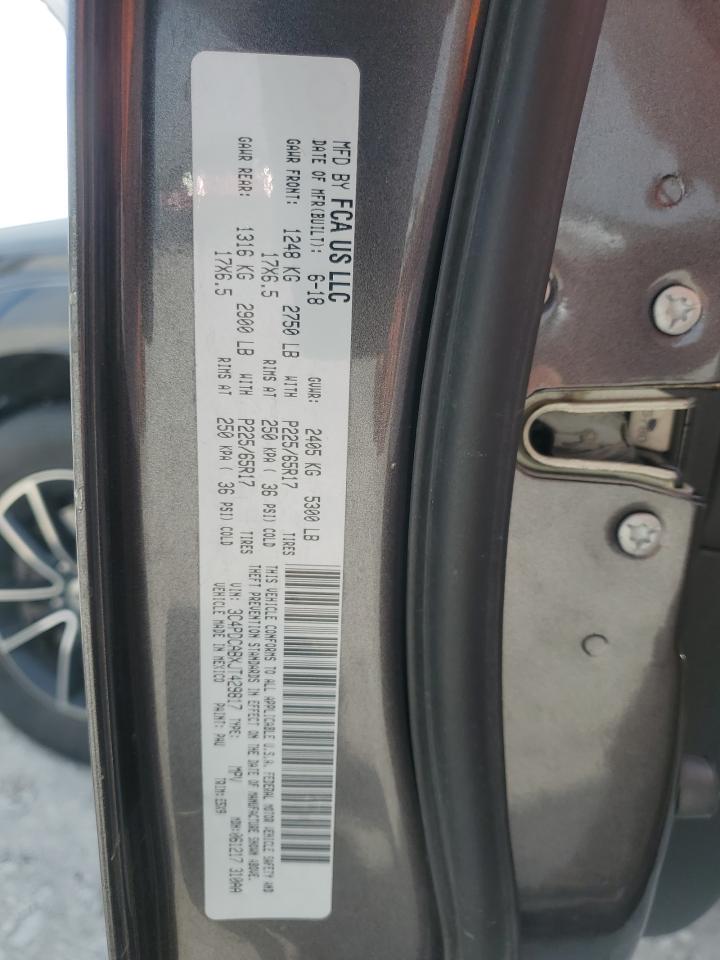 2018 Dodge Journey Se VIN: 3C4PDCABXJT429817 Lot: 80886915