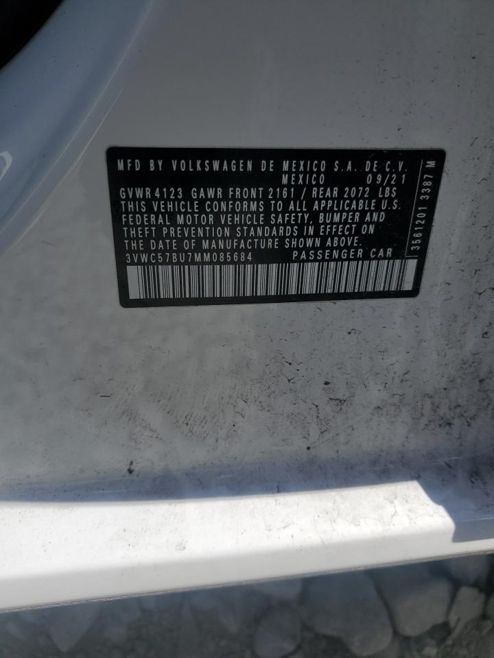 2021 Volkswagen Jetta S VIN: 3VWC57BU7MM085684 Lot: 70627255