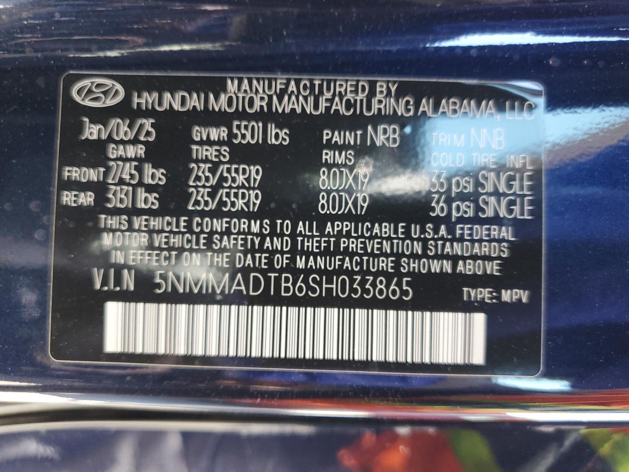 2025 Genesis Gv70 Base VIN: 5NMMADTB6SH033865 Lot: 71123325