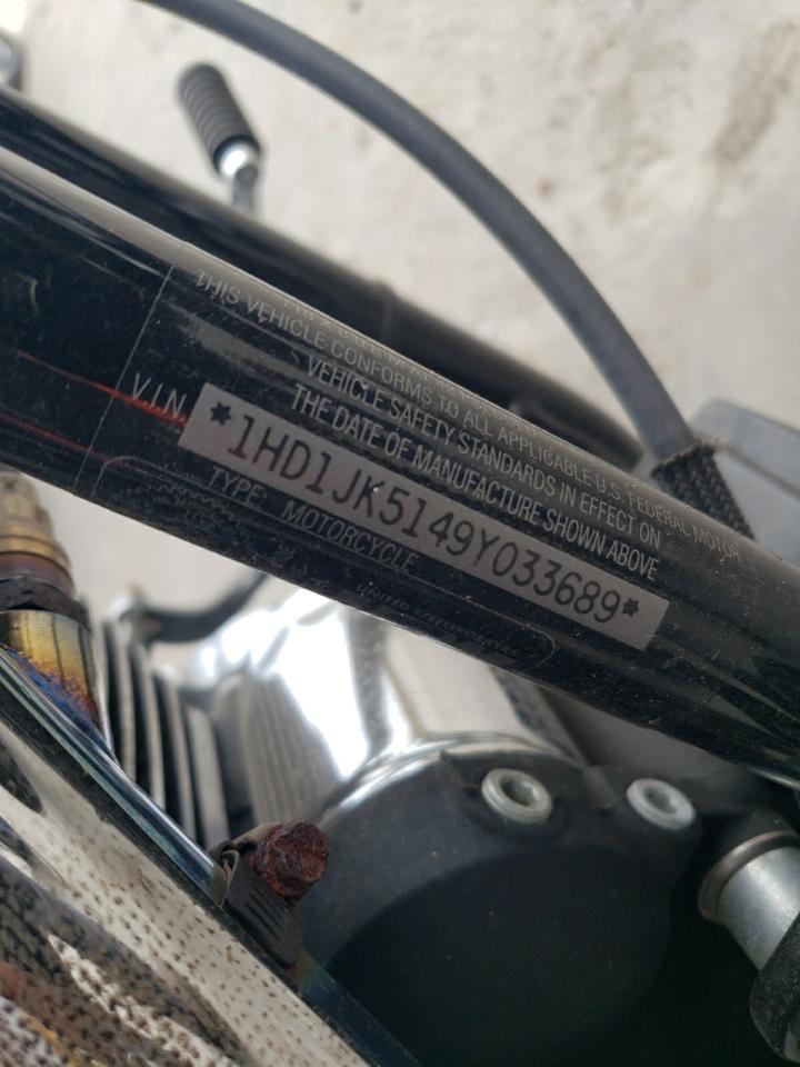 2009 Harley-Davidson Fxcwc VIN: 1HD1JK5149Y033689 Lot: 81560215