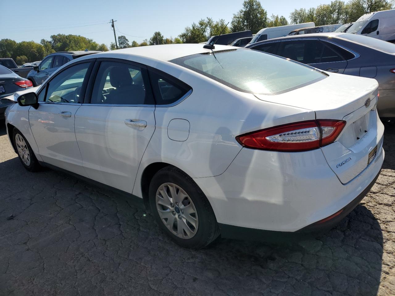 2013 Ford Fusion S white null gasoline 3FA6P0G76DR304146 photo #3