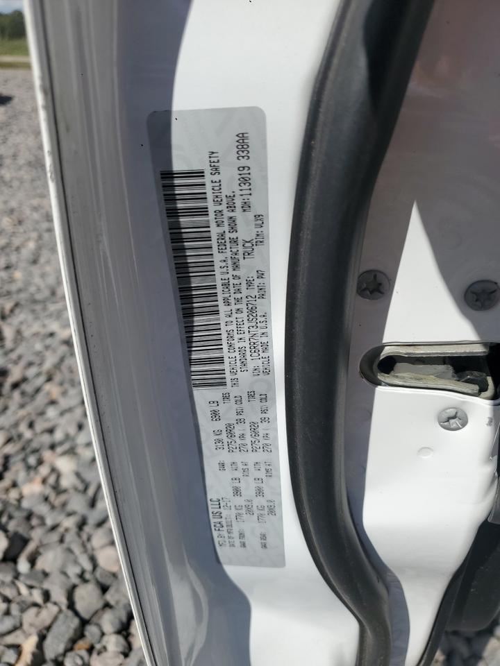 2018 Ram 1500 Laramie VIN: 1C6RR7NT3JS206712 Lot: 71505815