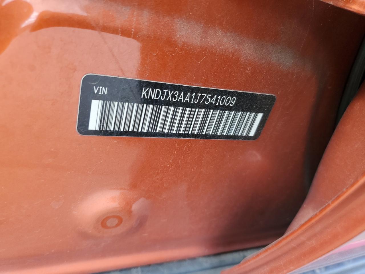 2018 Kia Soul ! VIN: KNDJX3AA1J7541009 Lot: 80563075