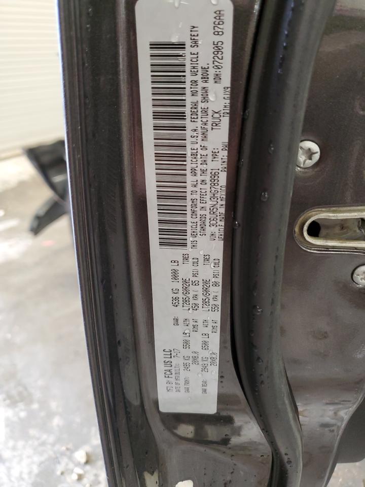 2017 Ram 2500 Laramie VIN: 3C6UR5NJ3HG789961 Lot: 80338635