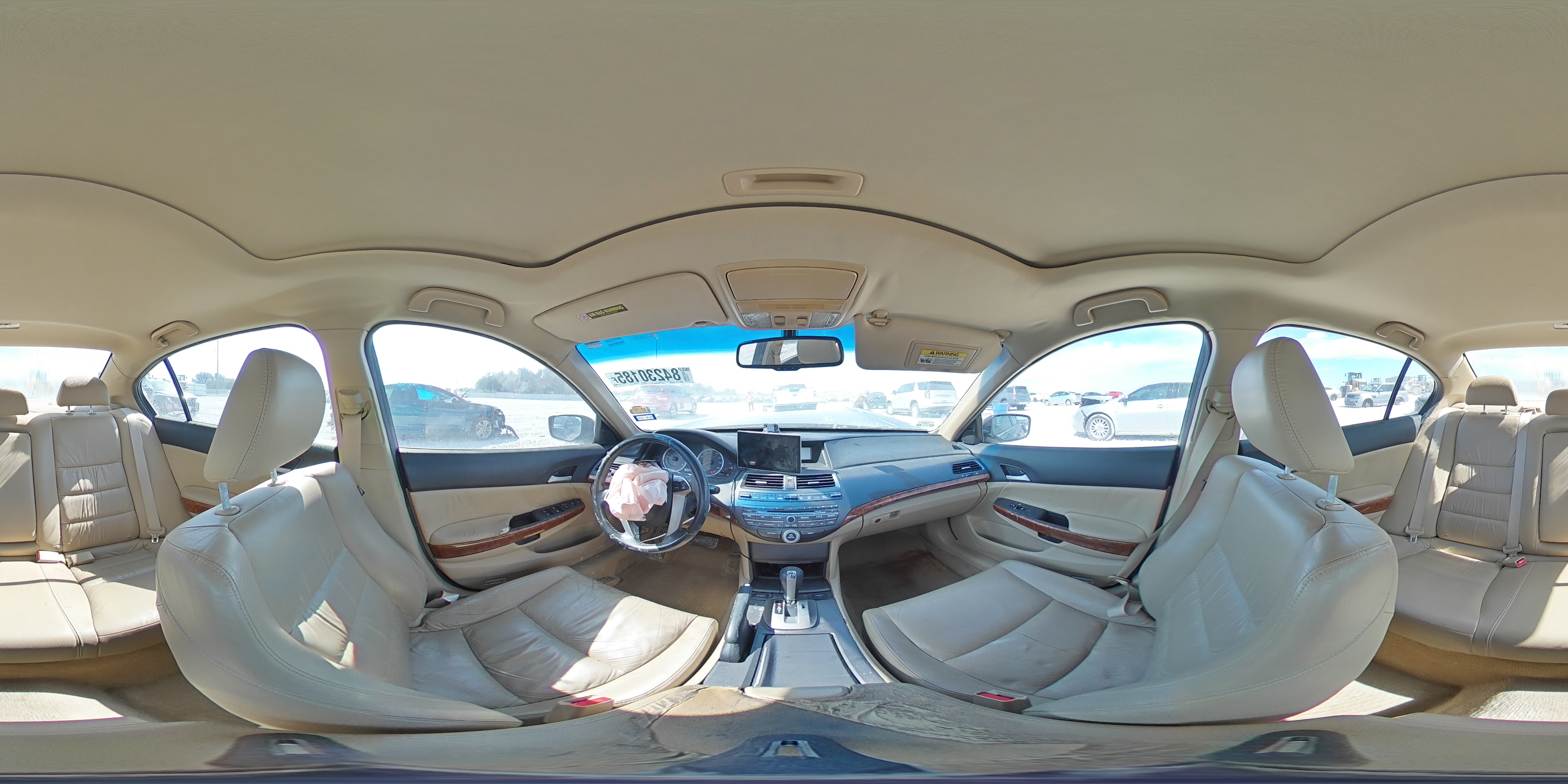 2011 Honda Accord Exl VIN: 1HGCP2F82BA100374 Lot: 84230185