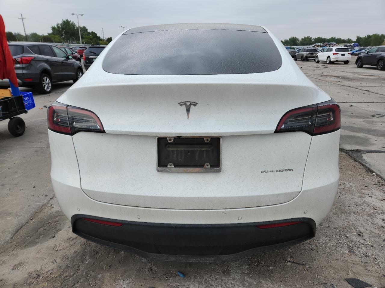 2022 Tesla Model Y VIN: 7SAYGDEE7NF313908 Lot: 71536385