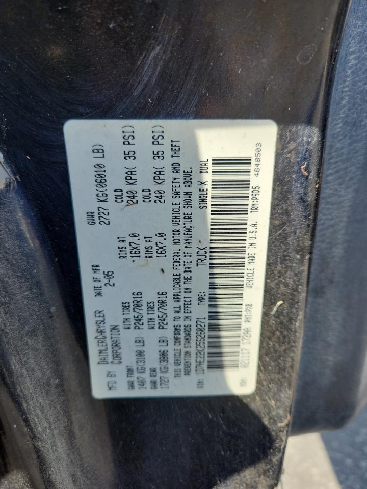 2005 Dodge Dakota St VIN: 1D7HE22K25S260271 Lot: 80764335