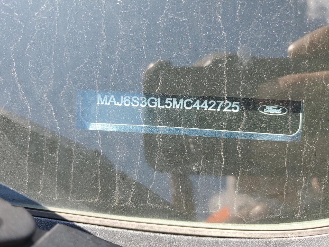 2021 Ford Ecosport Se VIN: MAJ6S3GL5MC442725 Lot: 80190095