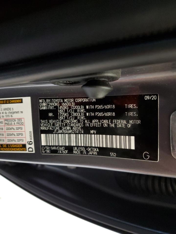 2021 Lexus Gx 460 Premium VIN: JTJAM7BX6M5274174 Lot: 81669365