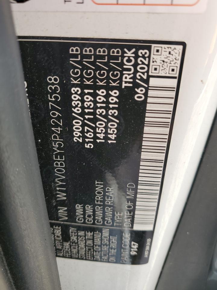 2023 Mercedes-Benz Metris VIN: W1YV0BEY5P4297538 Lot: 71580445