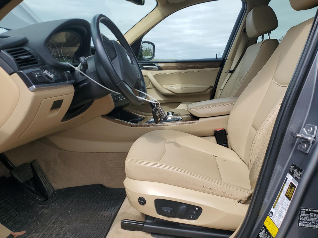 2012 BMW X3 xDrive28I VIN: 5UXWX5C57CL727986 Lot: 70175155