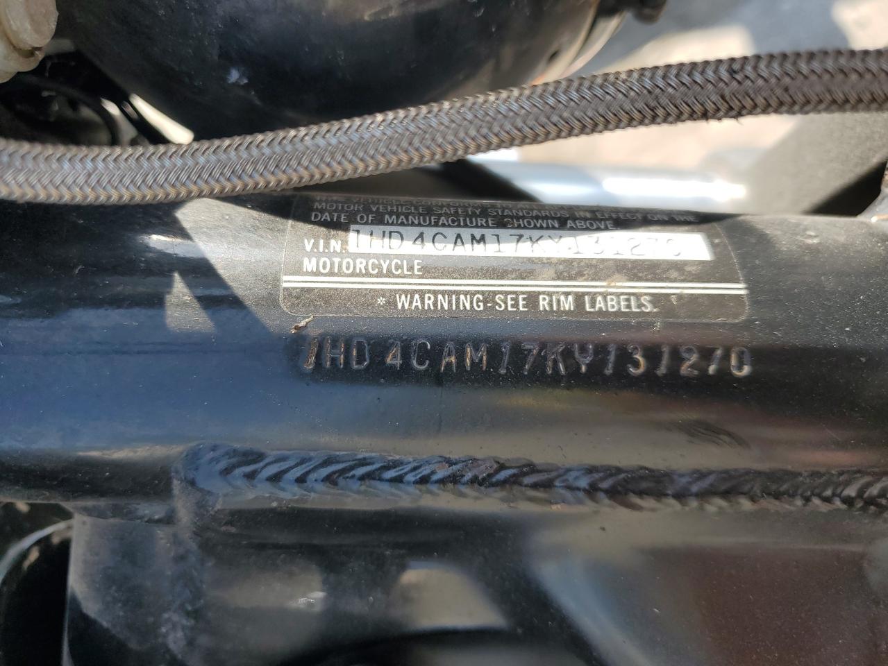 1989 Harley-Davidson Xlh883 VIN: 1HD4CAM17KY131270 Lot: 68697195