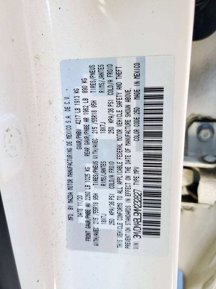 2021 Mazda Cx-30 Select VIN: 3MVDMABL9MM232827 Lot: 80171135
