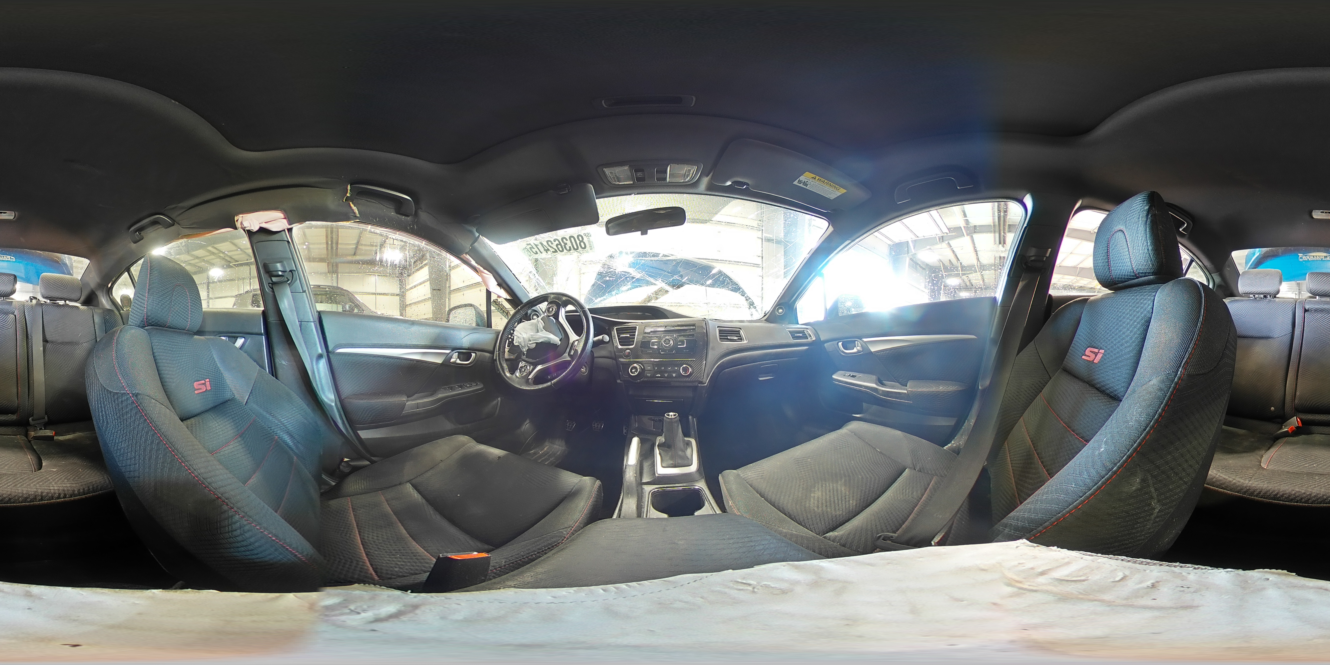 2013 Honda Civic Si VIN: 2HGFB6E56DH701057 Lot: 80362415