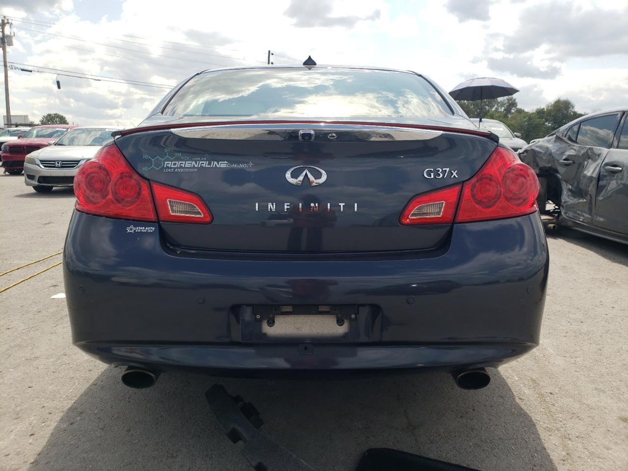 2013 Infiniti G37 VIN: JN1CV6AR6DM755007 Lot: 72047625