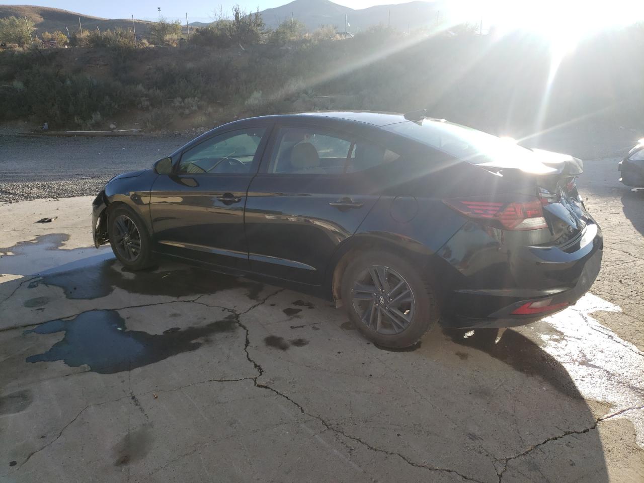 2019 Hyundai Elantra Sel black null gasoline 5NPD84LF1KH441272 photo #3