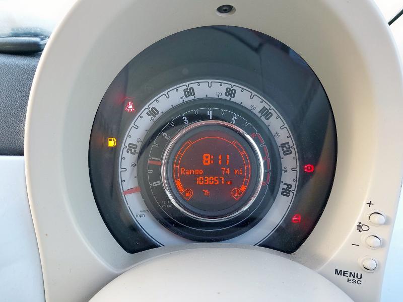 2009 FIAT 500 LOUNGE 