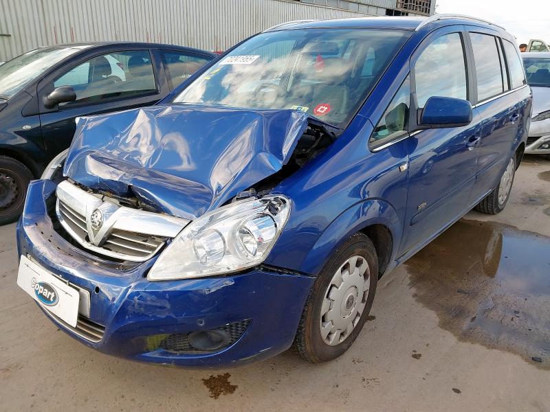 2011 VAUXHALL ZAFIRA DESIGN for sale at Copart PETERLEE