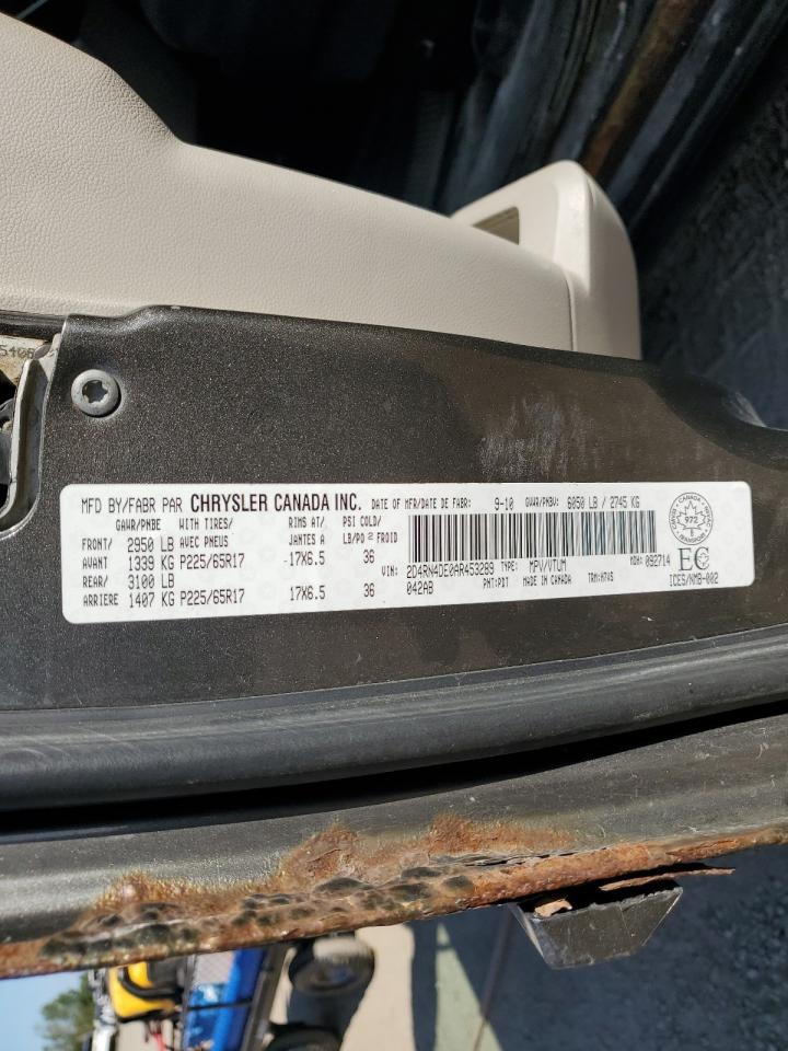 2010 Dodge Grand Caravan Se VIN: 2D4RN4DE0AR453289 Lot: 71486665