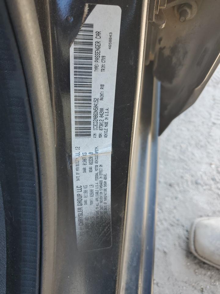 2013 Dodge Avenger Se VIN: 1C3CDZAB6DN504152 Lot: 71952145