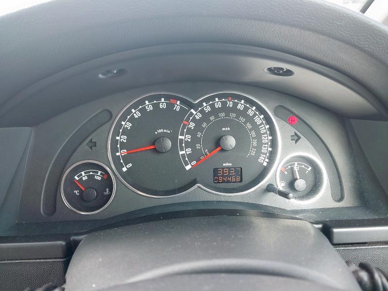 2008 VAUXHALL MERIVA BREEZE PLUS