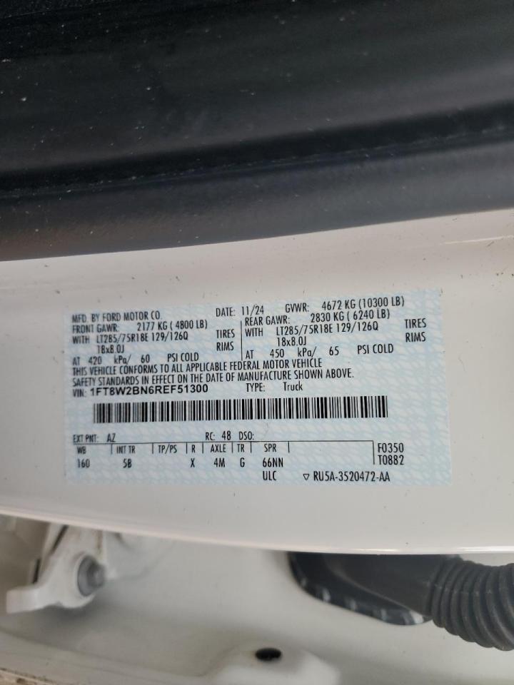 2024 Ford F250 Super Duty VIN: 1FT8W2BN6REF51300 Lot: 67979405
