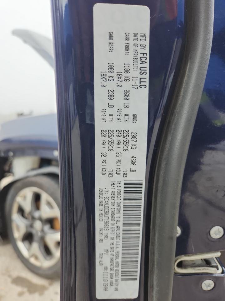 2018 Jeep Compass Limited VIN: 3C4NJDCB0JT190619 Lot: 81544345