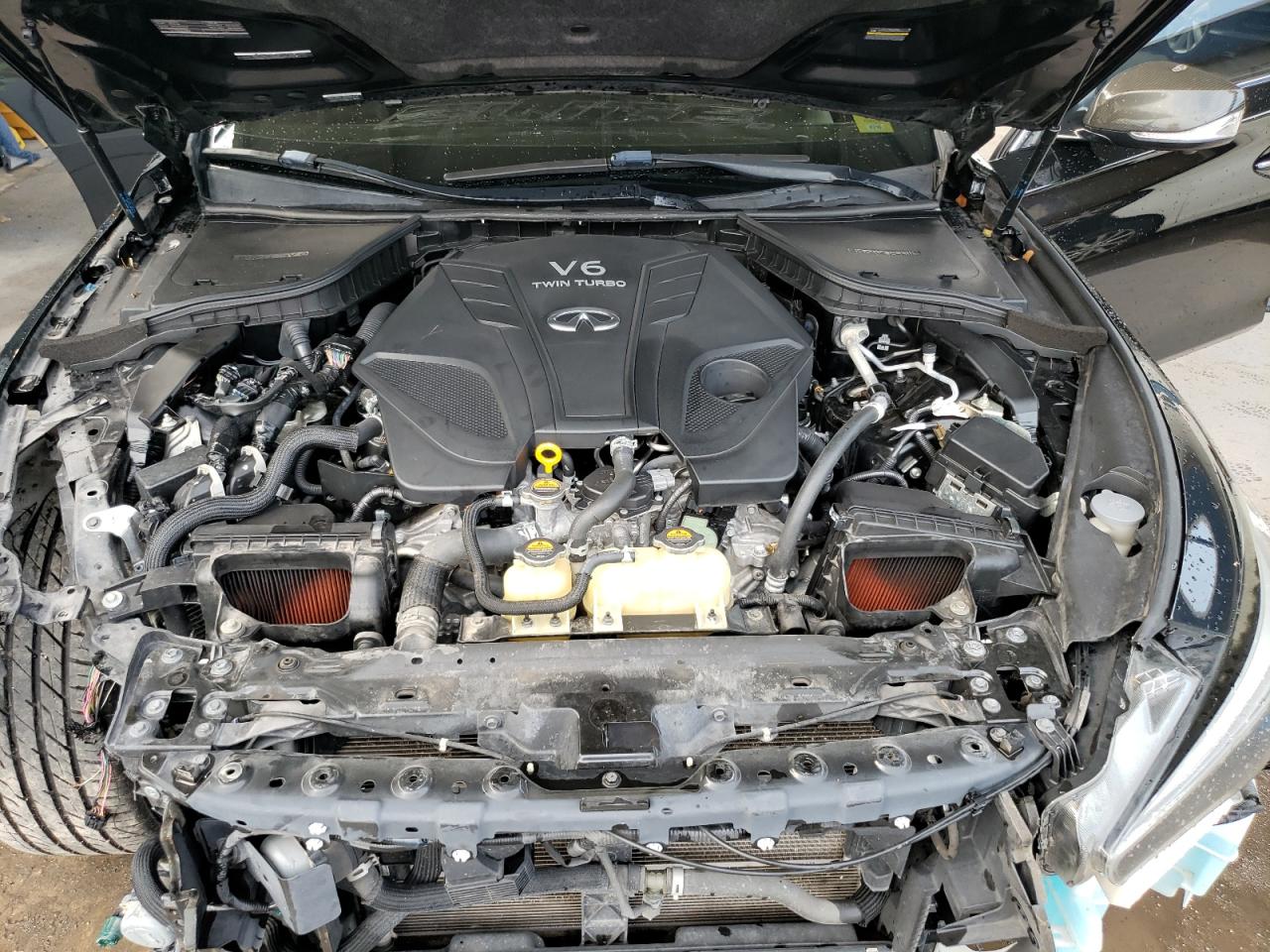 2019 Infiniti Q50 Red Sport 400 VIN: JN1FV7APXKM761004 Lot: 71962135