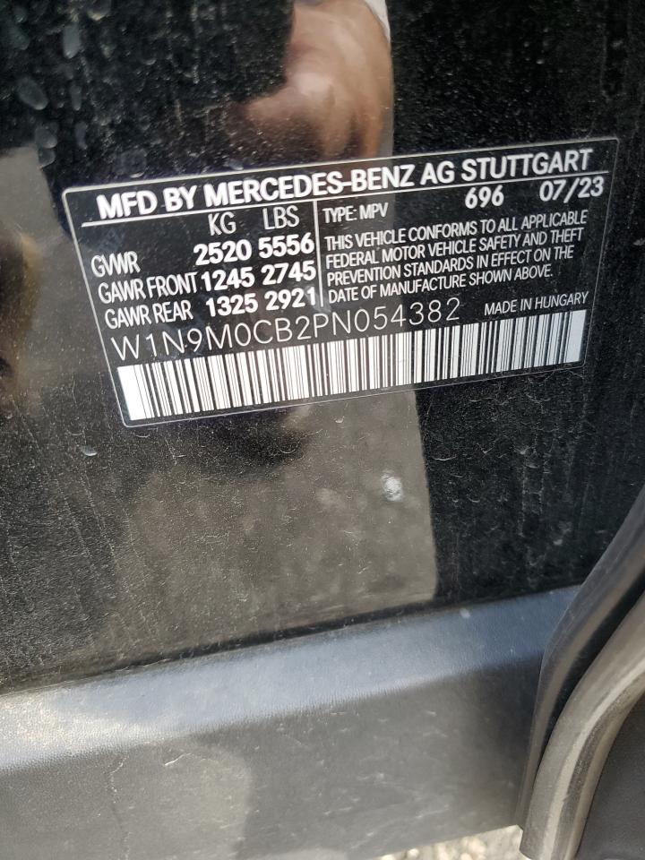 2023 Mercedes-Benz Eqb 250+ VIN: W1N9M0CB2PN054382 Lot: 71192895