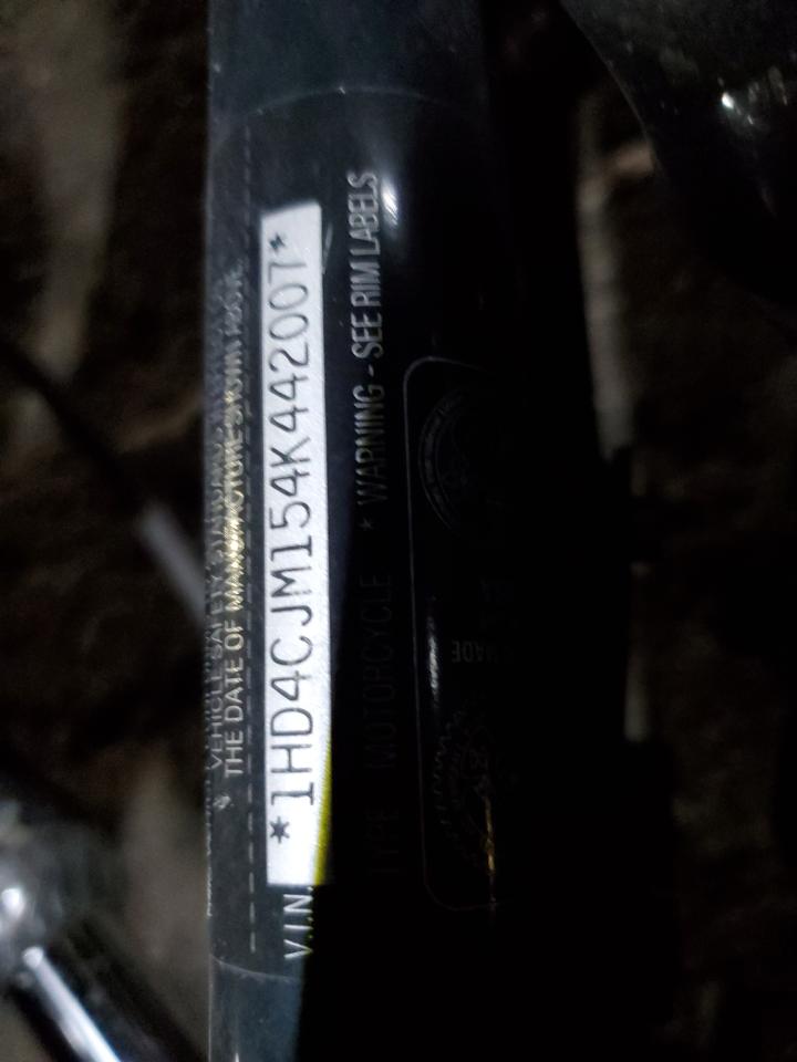 2004 Harley-Davidson Xl883 C VIN: 1HD4CJM154K442007 Lot: 84299905