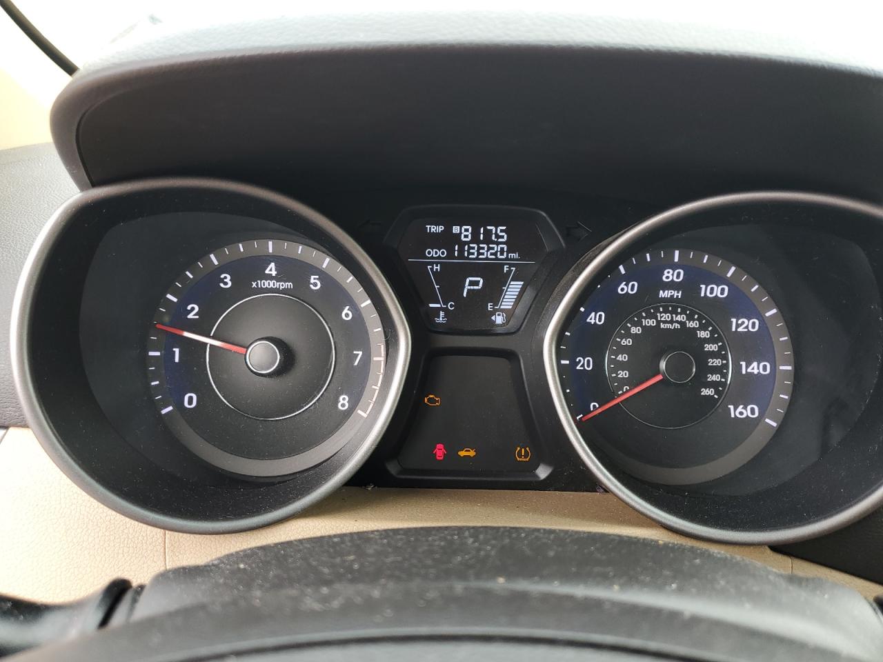 2013 Hyundai Elantra Gls VIN: 5NPDH4AE1DH286865 Lot: 81378025