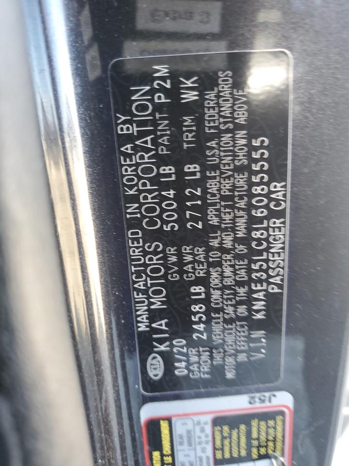 2020 Kia Stinger Gt VIN: KNAE35LC8L6085555 Lot: 81394655