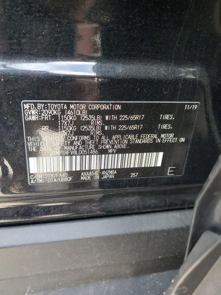 2020 Toyota Rav4 Xle VIN: JTMP1RFV8LD051486 Lot: 80993455